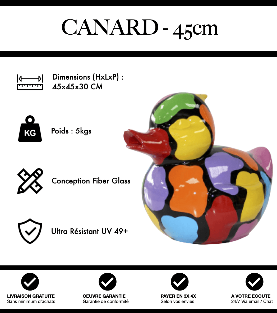 Canard 45 cm