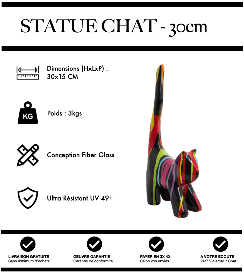 Chat 30 cm