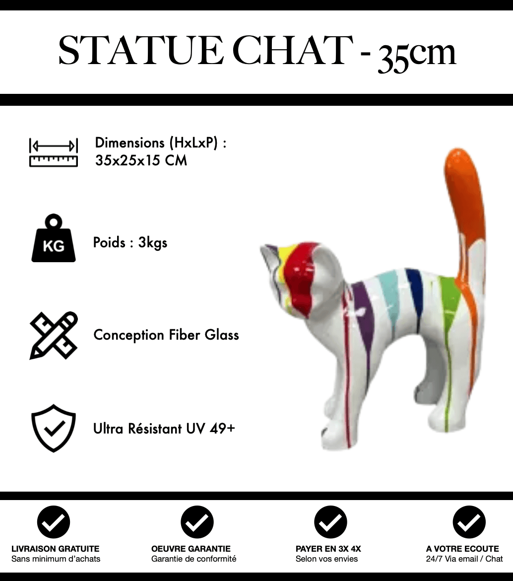 Chat 35 cm